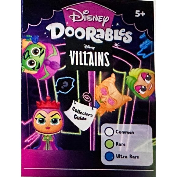 Disney Doorables Blacklight Villains SCAR - Lion King GLOWS Retired NEW SEALED - Picture 3 of 10